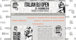 Desktop Screenshot of italianbjjopen.com